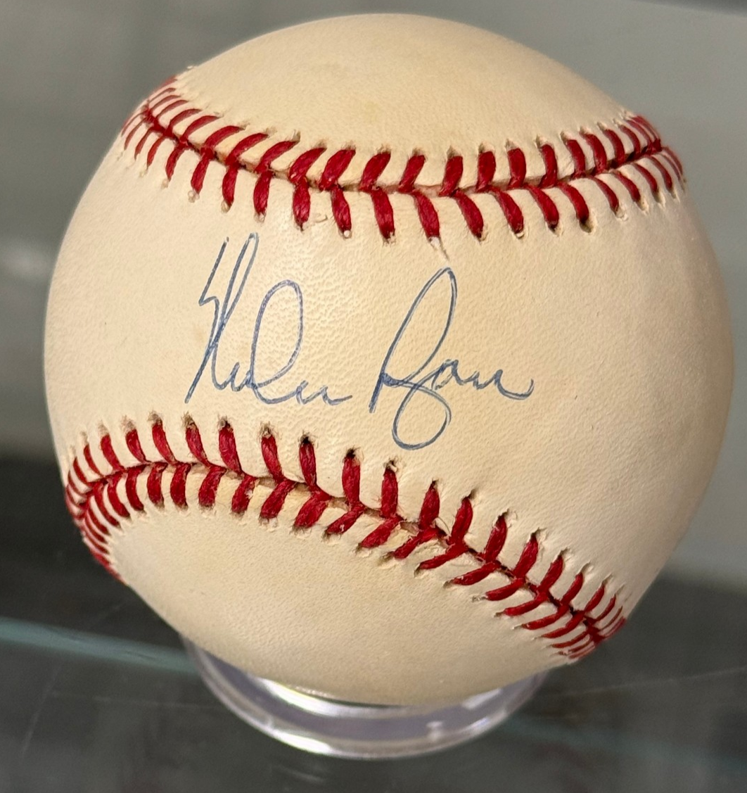 Nolan Ryan Signed Auto Rawlings American League Baseball (ALB) - JSA COA