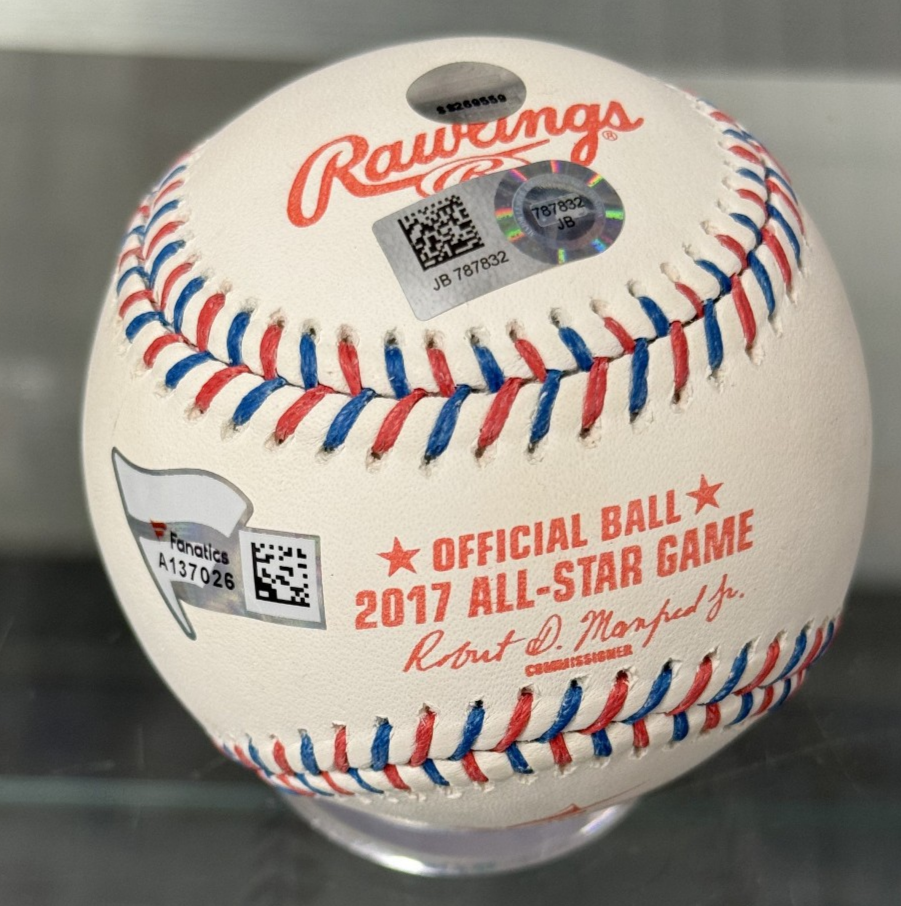 Aaron Judge & Gary Sanchez Official 2017 All-Star Game Ball - Fanatics COA
