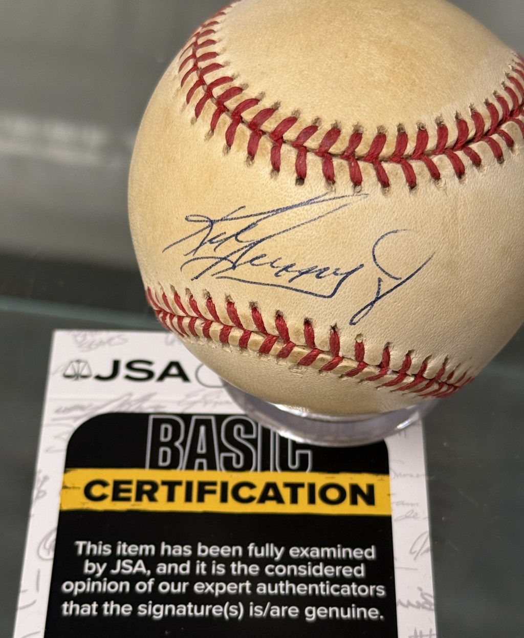 Ken Griffey Jr. Signed Autographed American League Baseball (ALB) - JSA COA