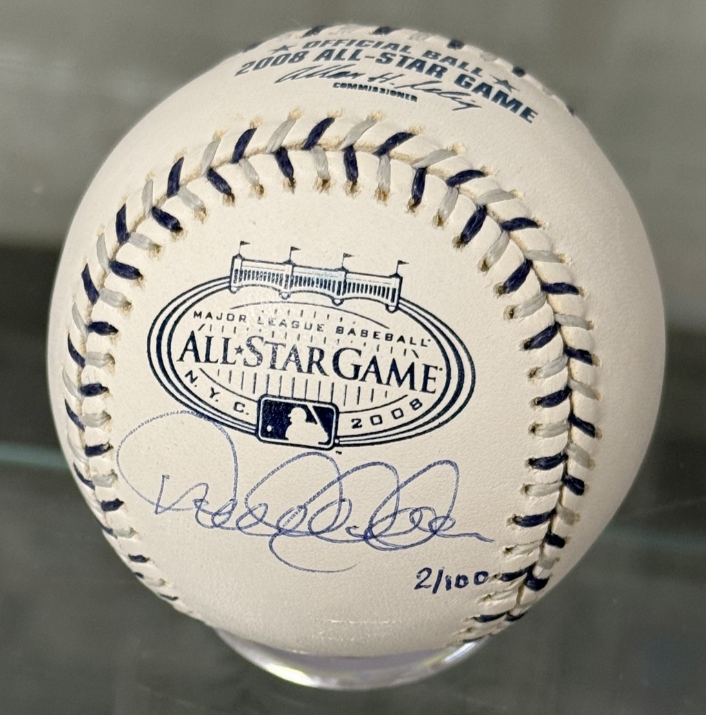 Derek Jeter Signed 2008 Official All-Star Game Baseball, #2/100, Steiner/MLB COA