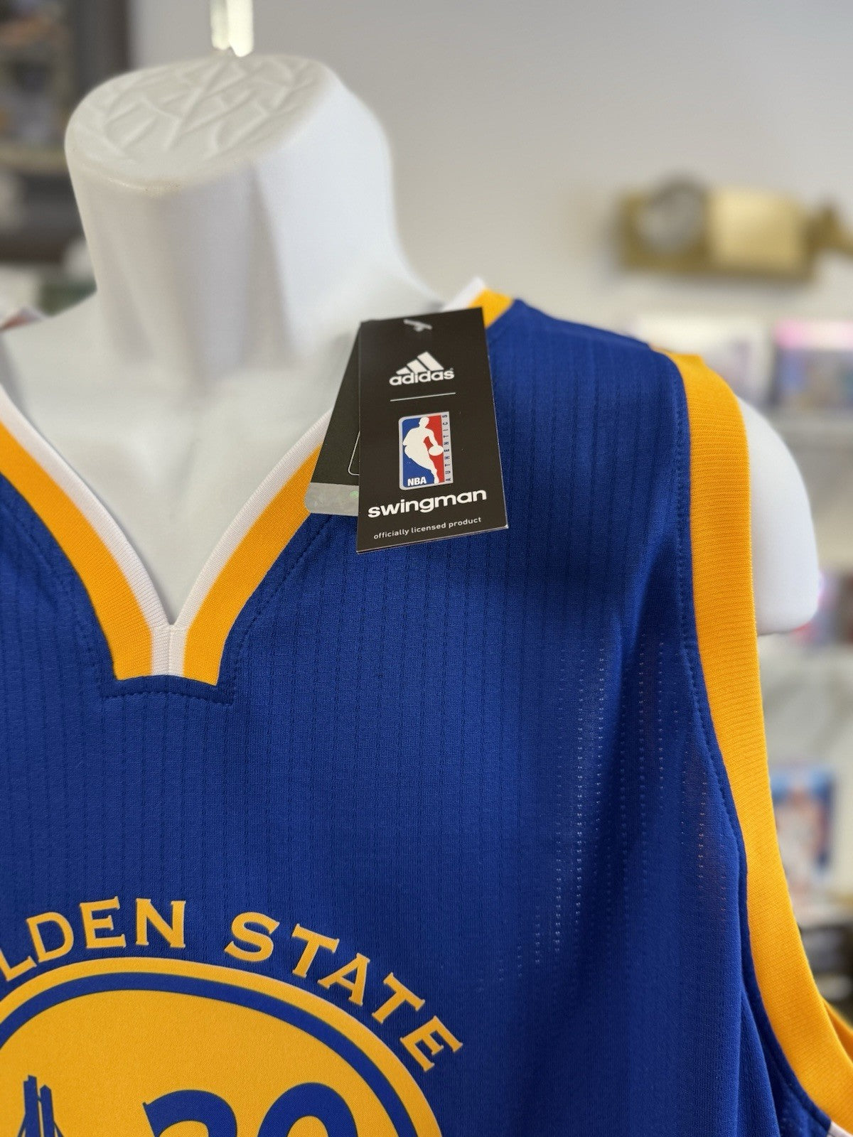 Stephen Curry Adidas NBA Swingman Autograph Jersey Golden State - Beckett Auth.