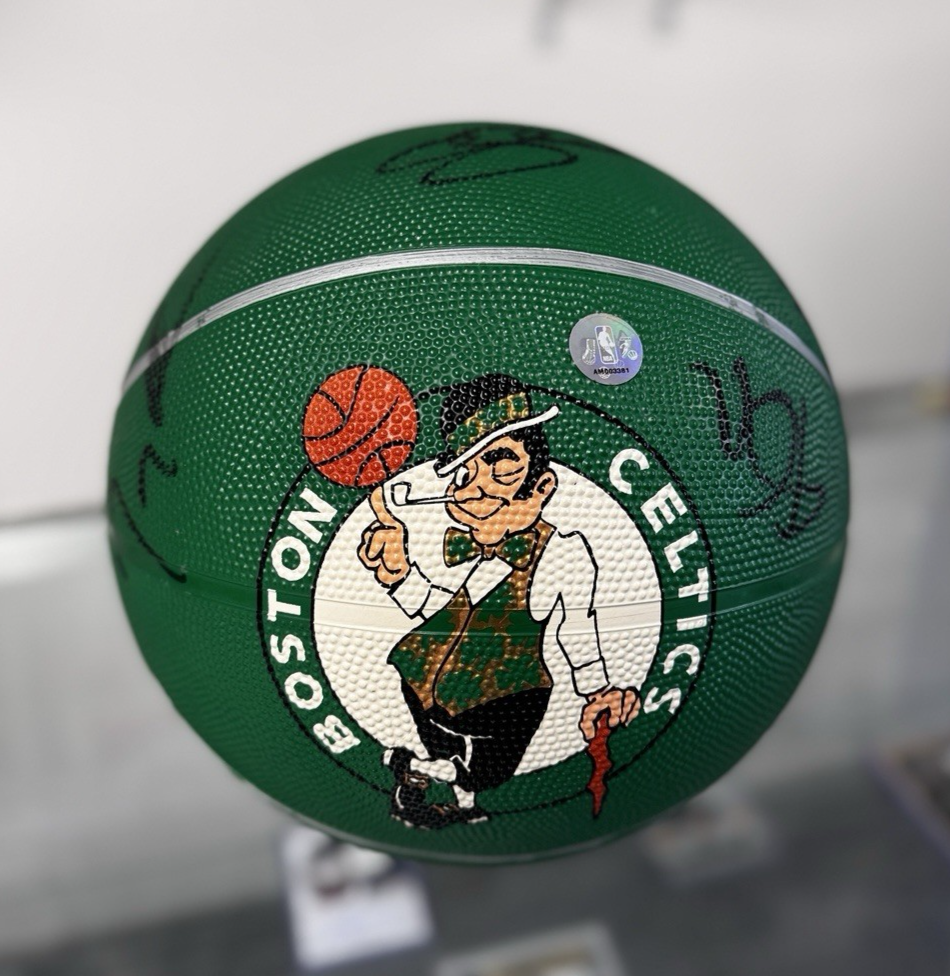 2007-8 Boston Celtics Championship Team Autographed Basketball - JSA Authentic
