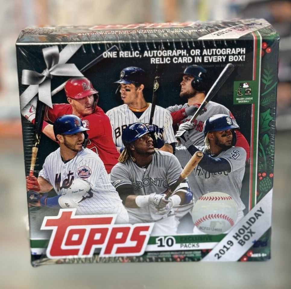 2019 Topps Baseball Holiday Mega Box (1 Hit) - Factory Sealed