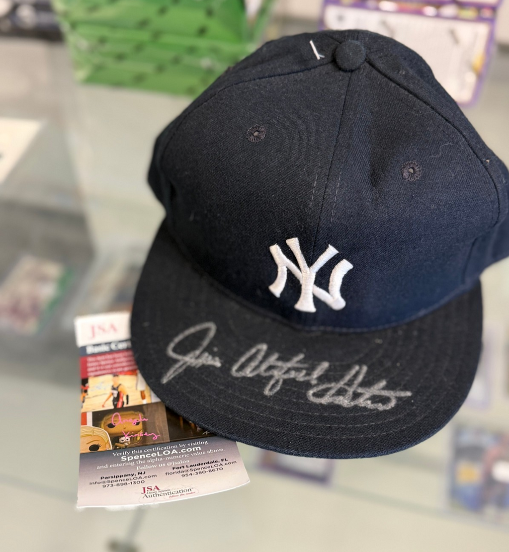 Jim Catfish Hunter NY Yankees Signed Autographed Baseball Hat - JSA Authen.