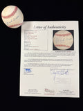 Hank Aaron Autographed Signed Rawlings ONL Baseball - JSA Authenticated (Toning)