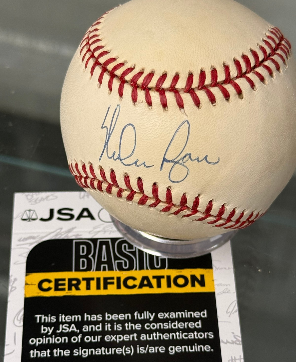 Nolan Ryan Signed Auto Rawlings American League Baseball (ALB) - JSA COA