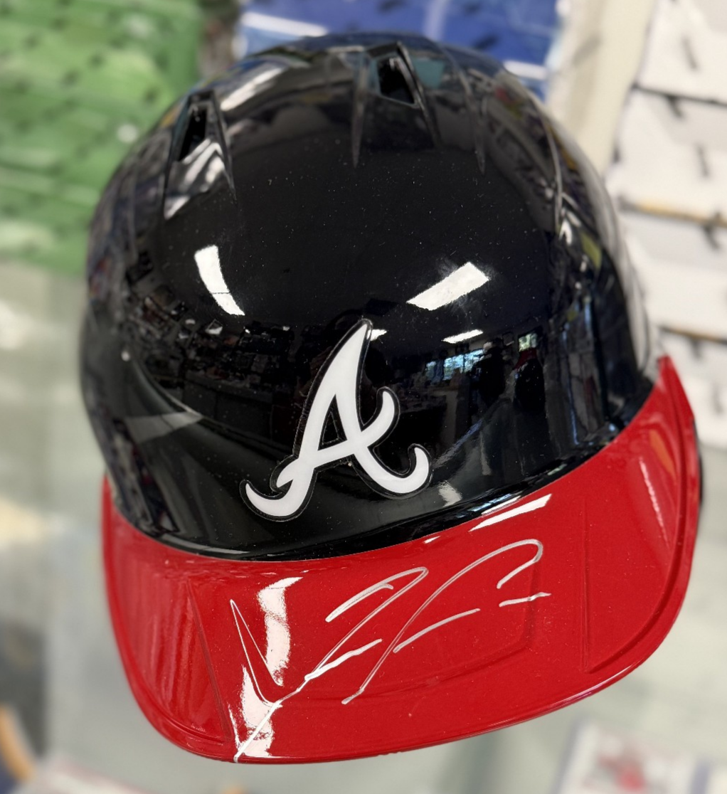 Ronald Acuna Signed Atlanta Braves Full Size Batting Helmet - Beckett COA