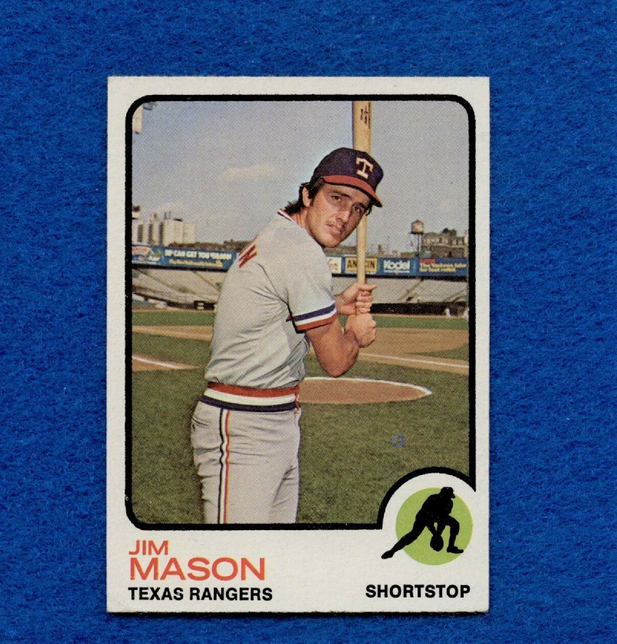 1973 Topps Set Break Pack Fresh #458 Jim Mason EX MT+ *1283