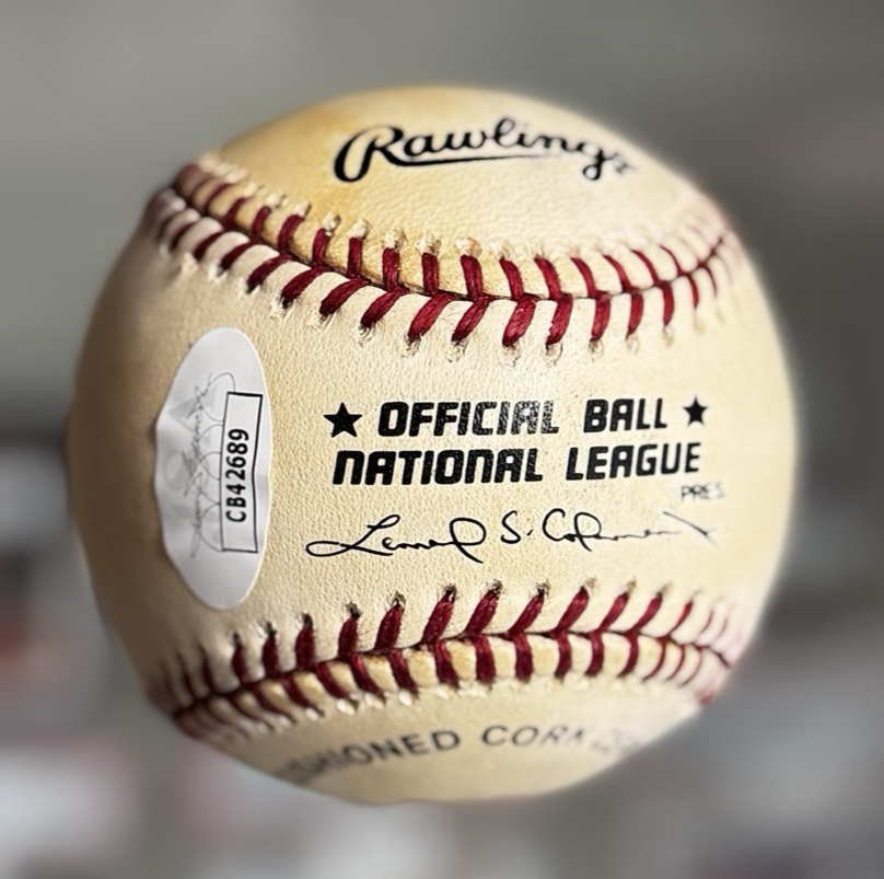 Stan Musial Autograph Signed Official ONL Baseball (Toning)  - JSA Authentic