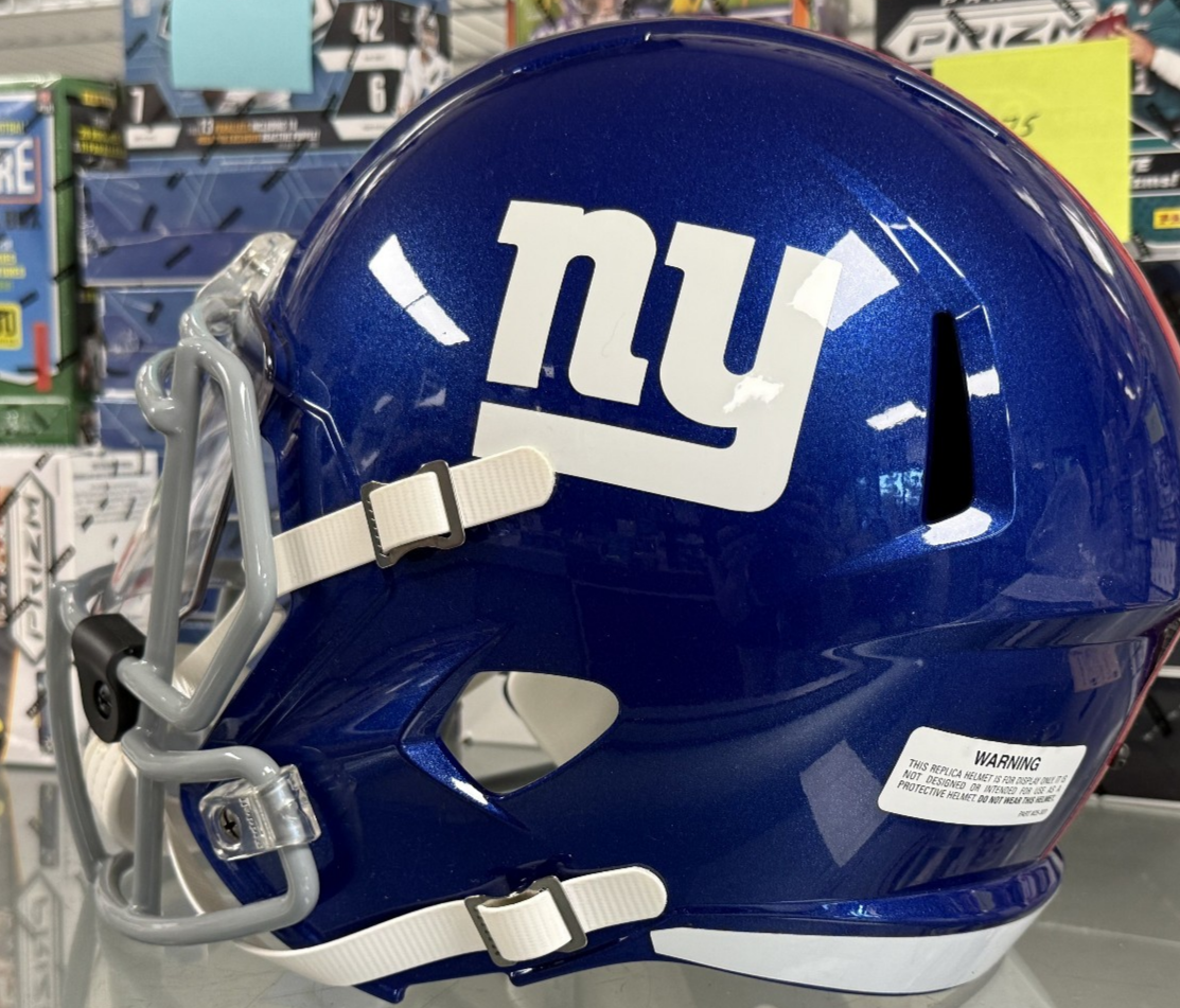 Odell Beckham Jr Signed Giants Full Size Helmet w/ Decal: 'The Catch' - JSA COA