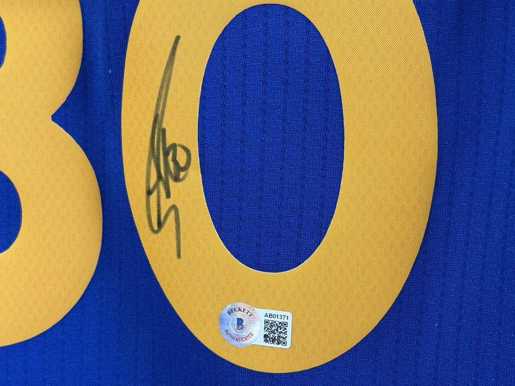 Stephen Curry Adidas NBA Swingman Autograph Jersey Golden State - Beckett Auth.