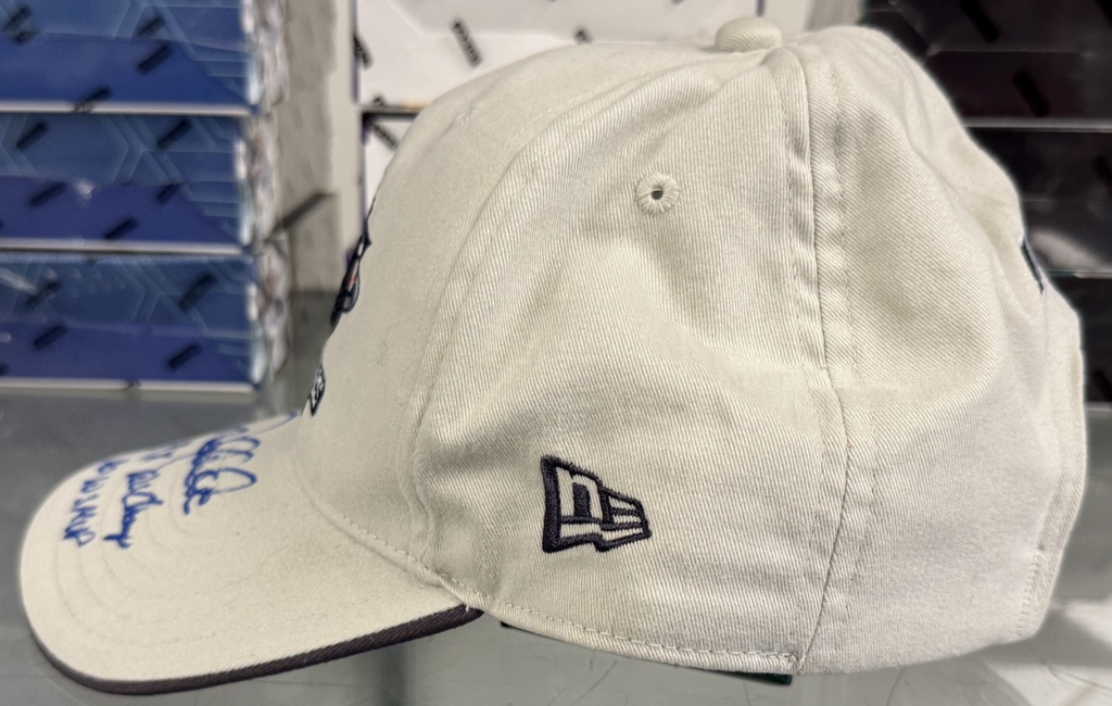 Derek Jeter Signed Auto 2000 World Series Champions Baseball Cap - Steiner COA