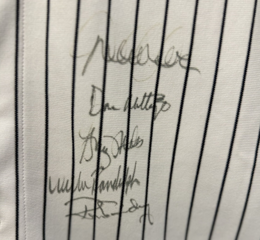 NY Yankees Captain Jersey - Jeter, Guidry, Nettles, Mattingly & Willie - Steiner