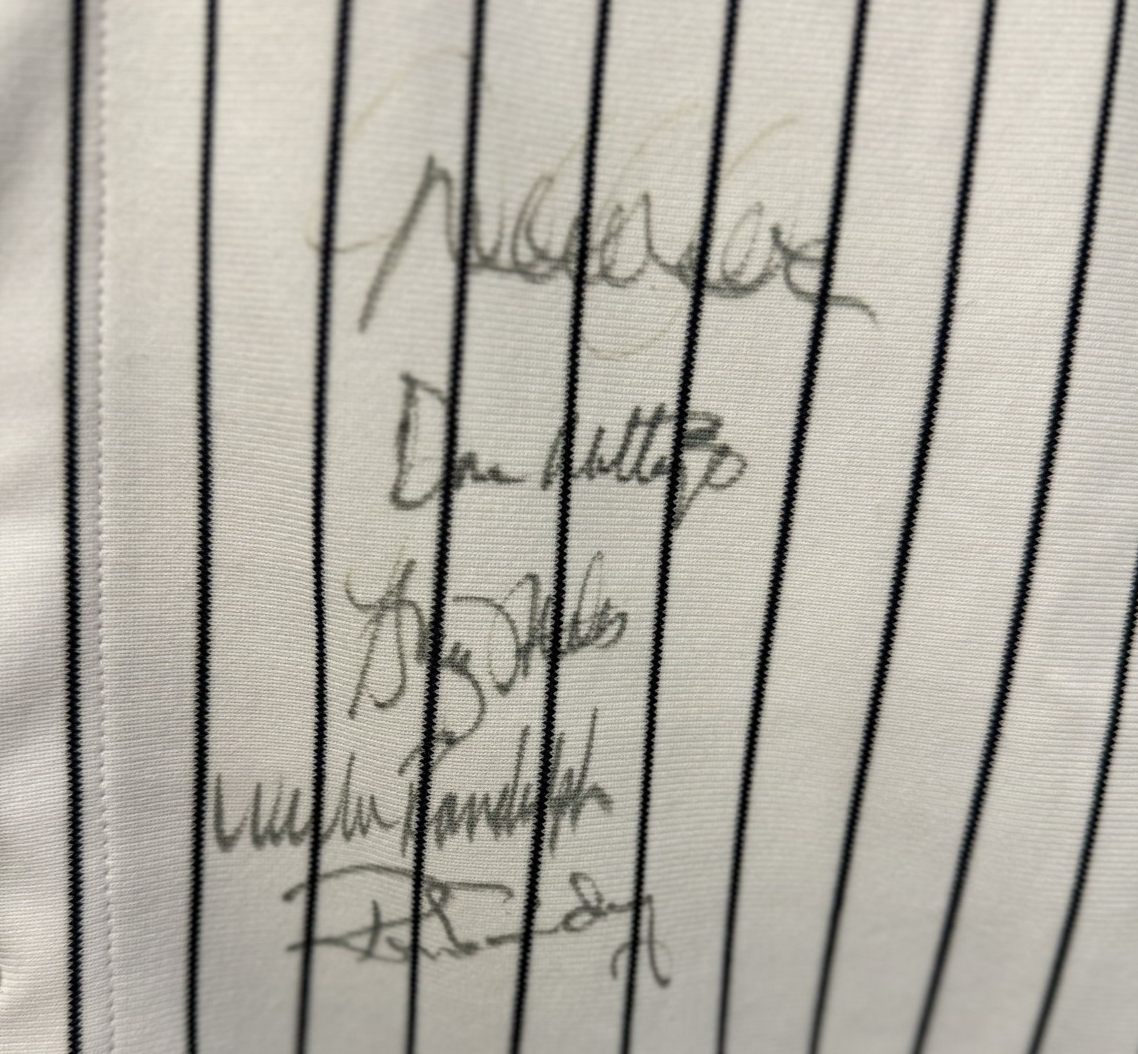 NY Yankees Captain Jersey - Jeter, Guidry, Nettles, Mattingly & Willie - Steiner