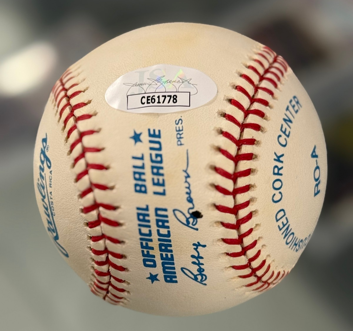 Donald Arthur Mattingly NY Yankees SIGNED Official ALB Baseball - JSA Authen.