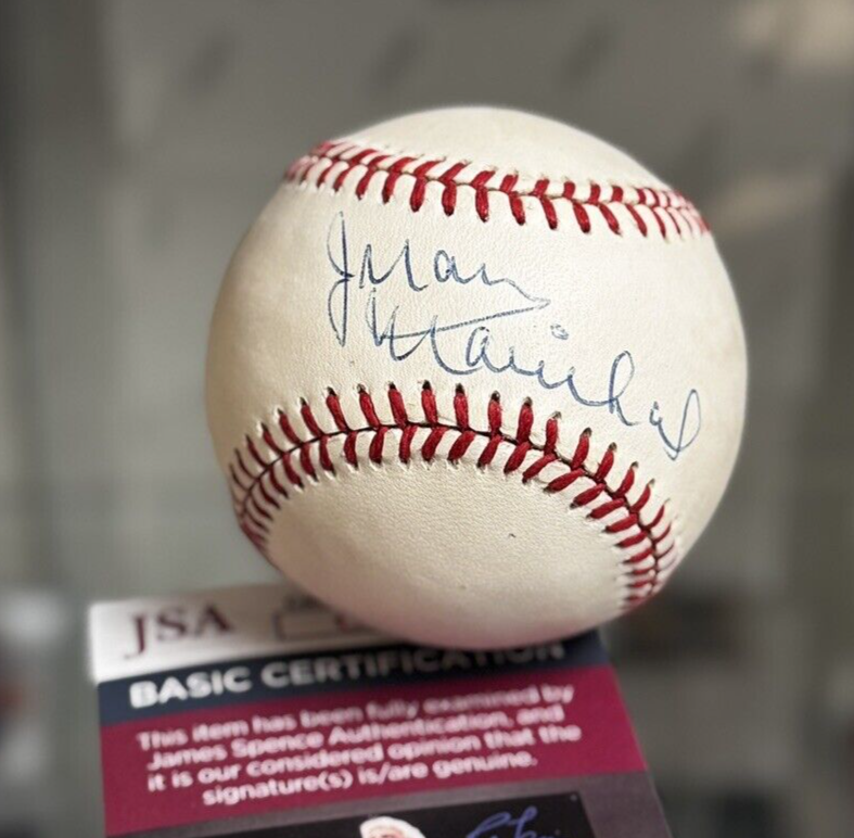 Juan Marichal Signed Autographed Baseball - JSA Authentic (Sticker and Cert)