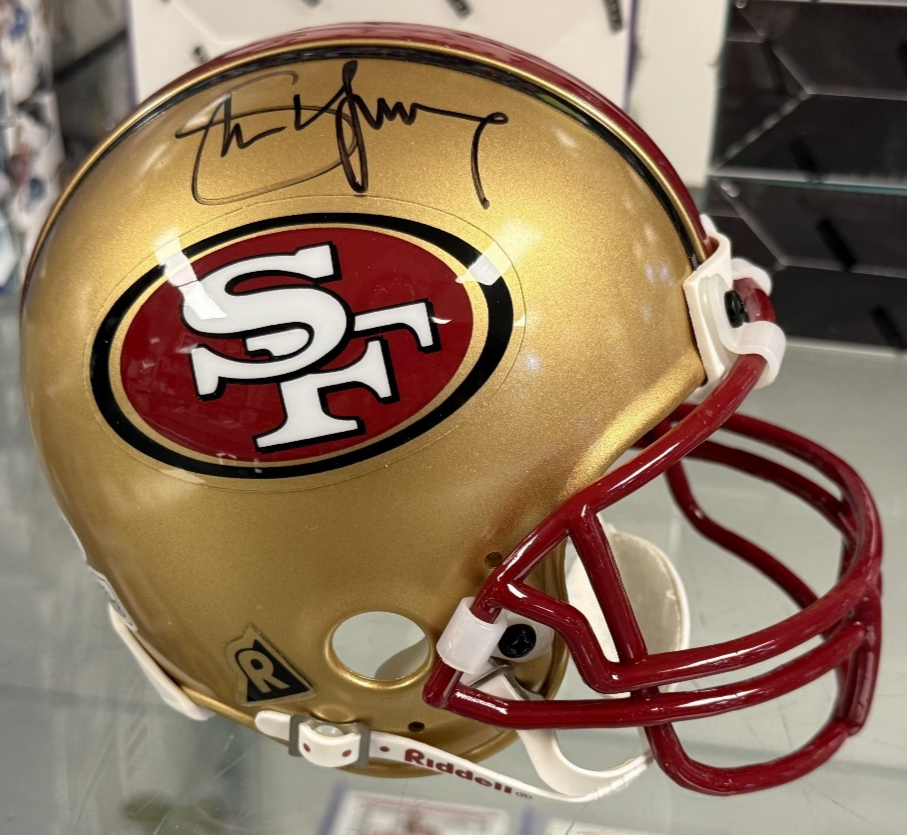 Steve Young Signed Autographed 49ers Mini Helmet - JSA Authenticated
