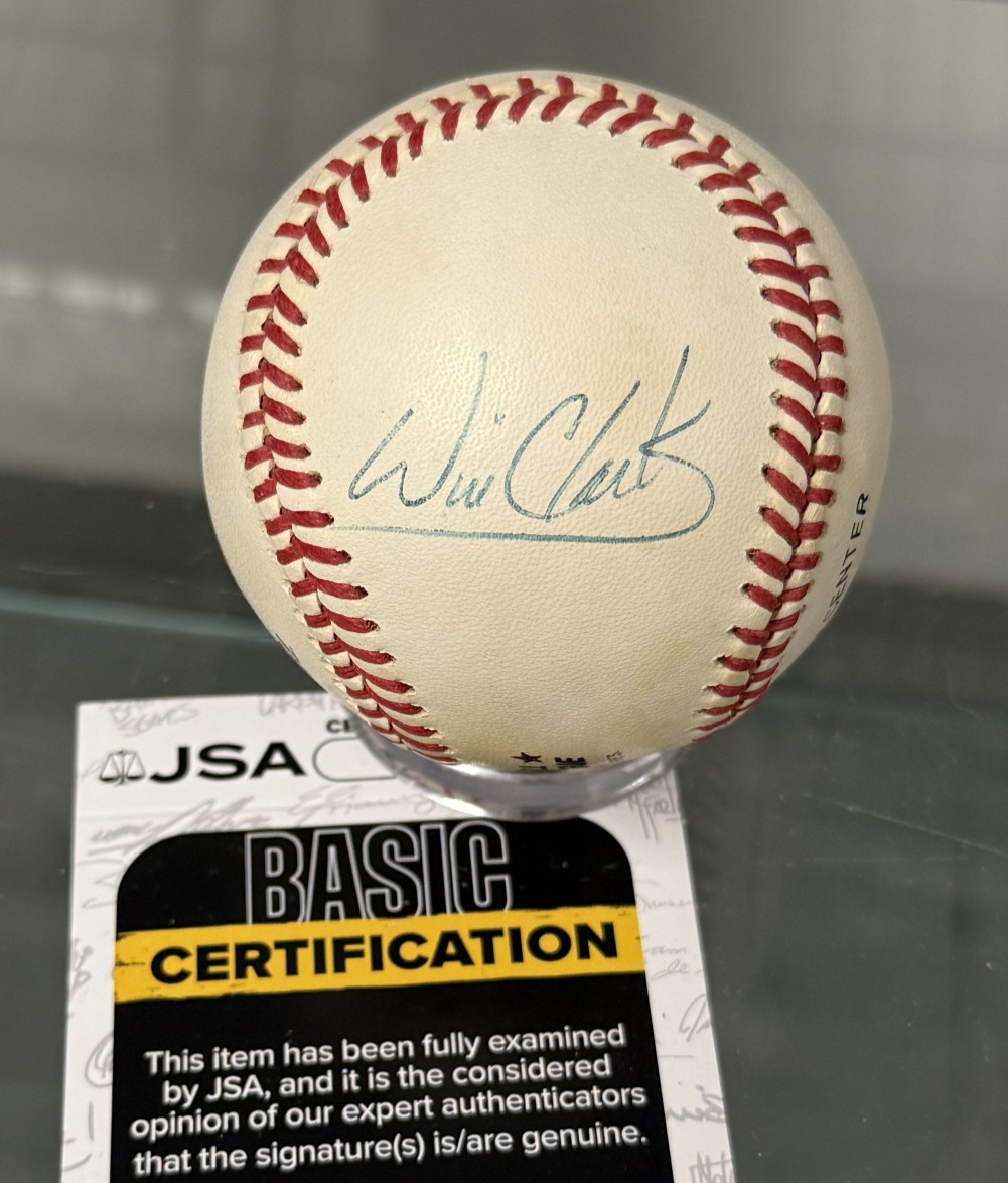 Will Clark Signed Rawlings National League Baseball - JSA Authenticated