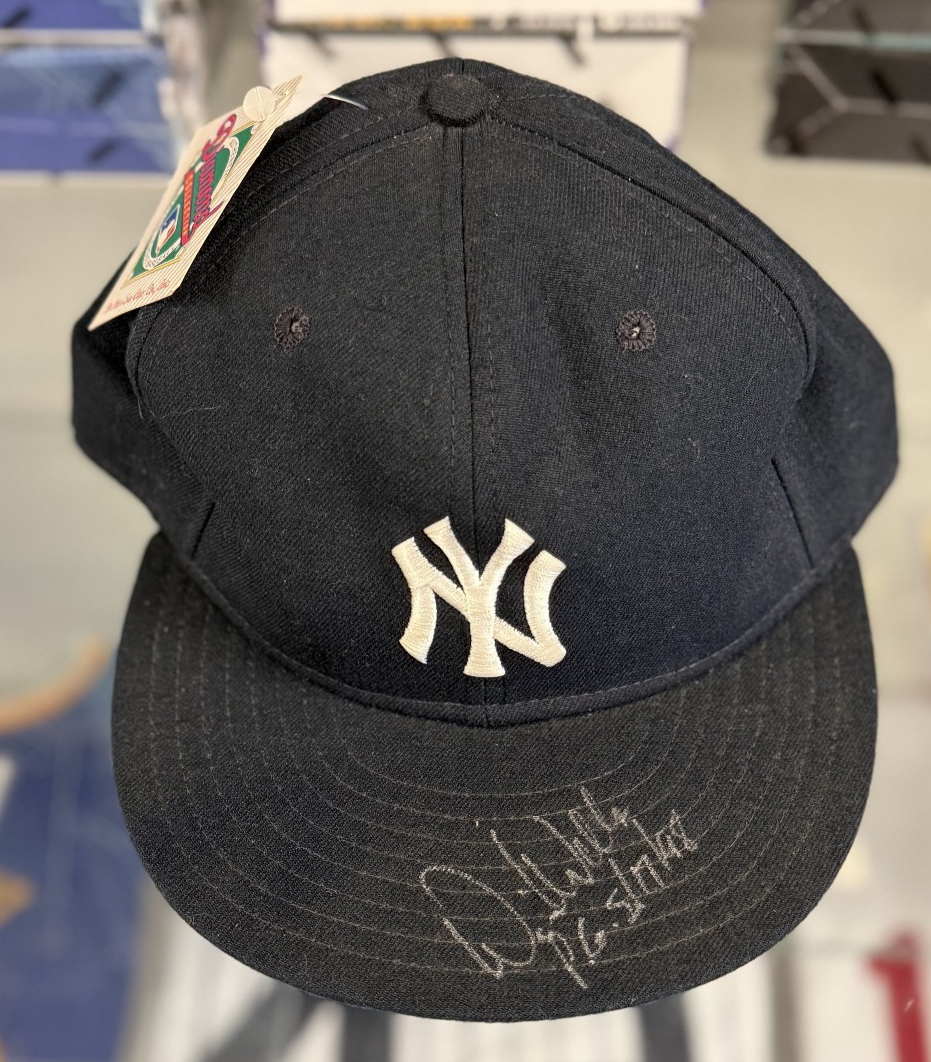 David Wells Signed Autographed NY Yankees Diamond MLB Baseball Cap - JSA Authen.