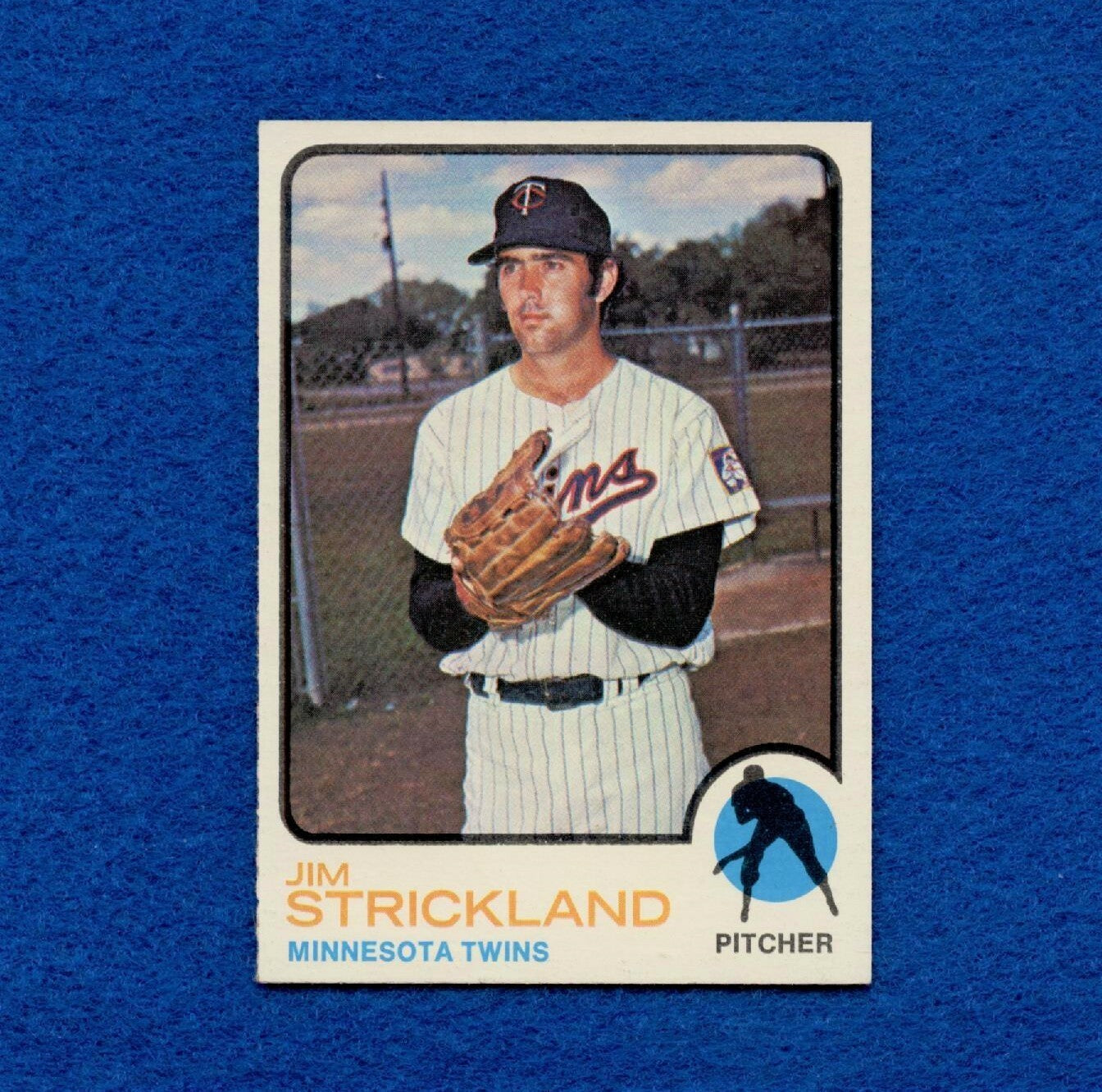 1973 Topps Set Break Pack Fresh #122 Jim Strickland NR MT *1318