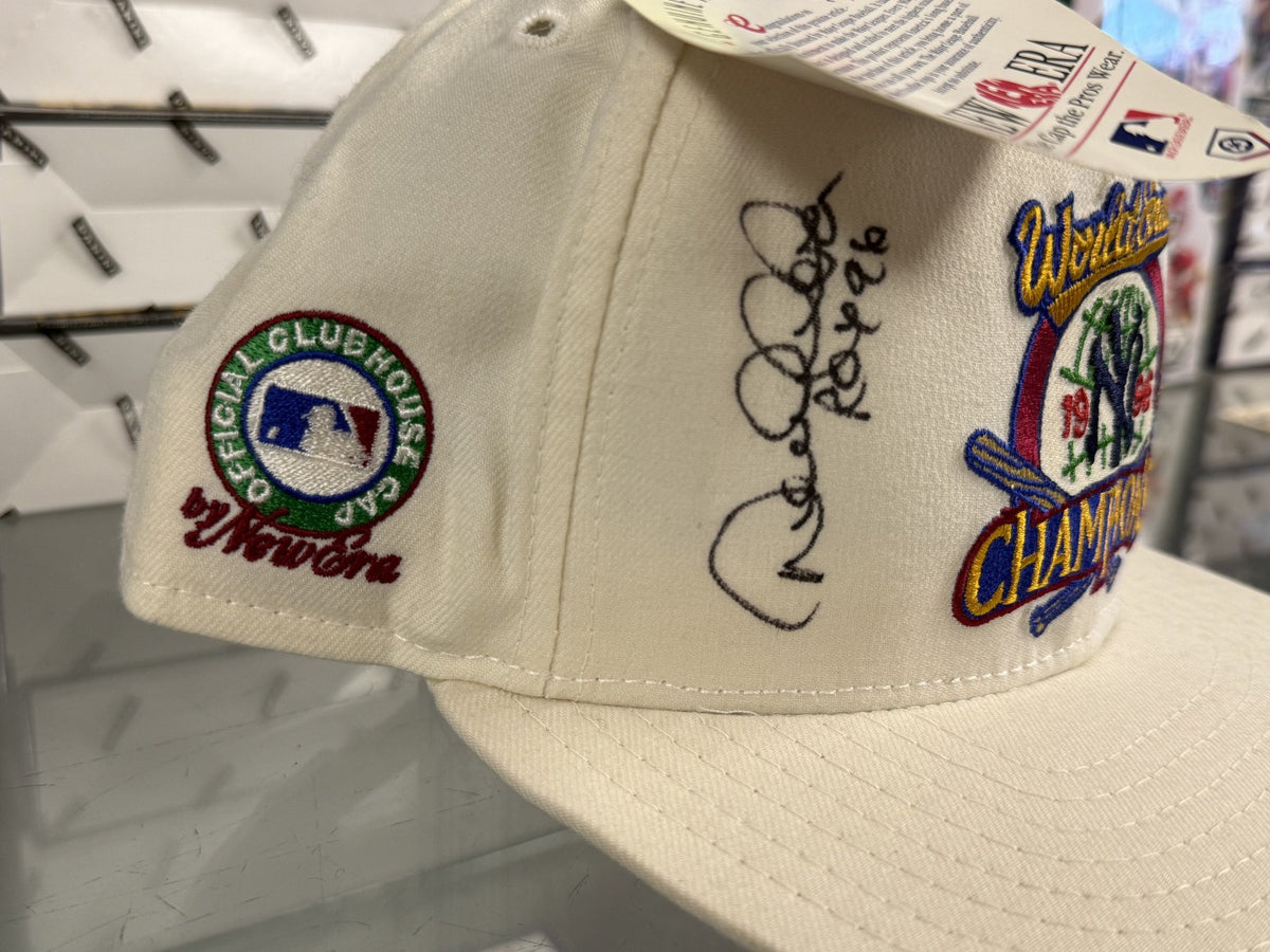 Derek Jeter Signed Autographed 1996 WS Champions New Era Hat/Cap - JSA COA