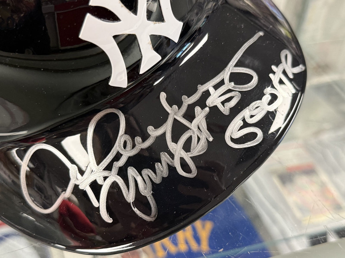 Alex Rodriguez Signed Full Size Yankees Helmet- Youngest Player to 500HR MVP COA