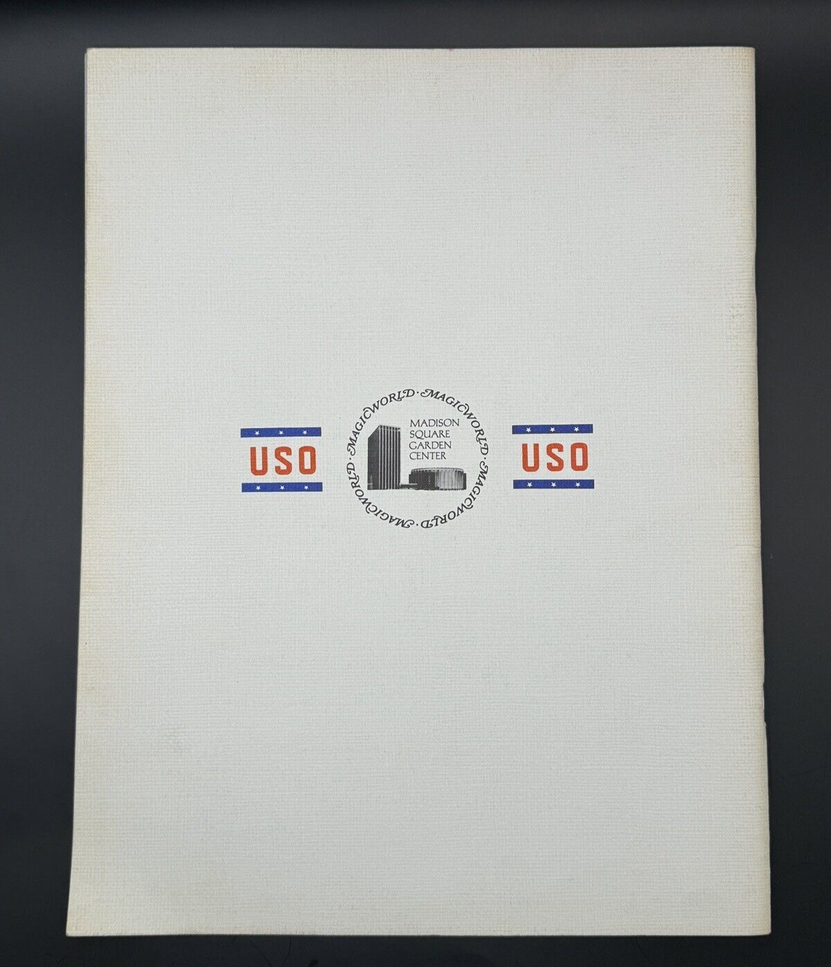 MSG Opening Even 1968  "USO Salute" Bob Hope Ticket and Program - Plus Extra