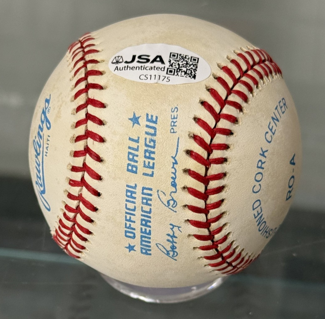 Reggie Jackson Autographed Official American League Baseball (OAL) - JSA COA