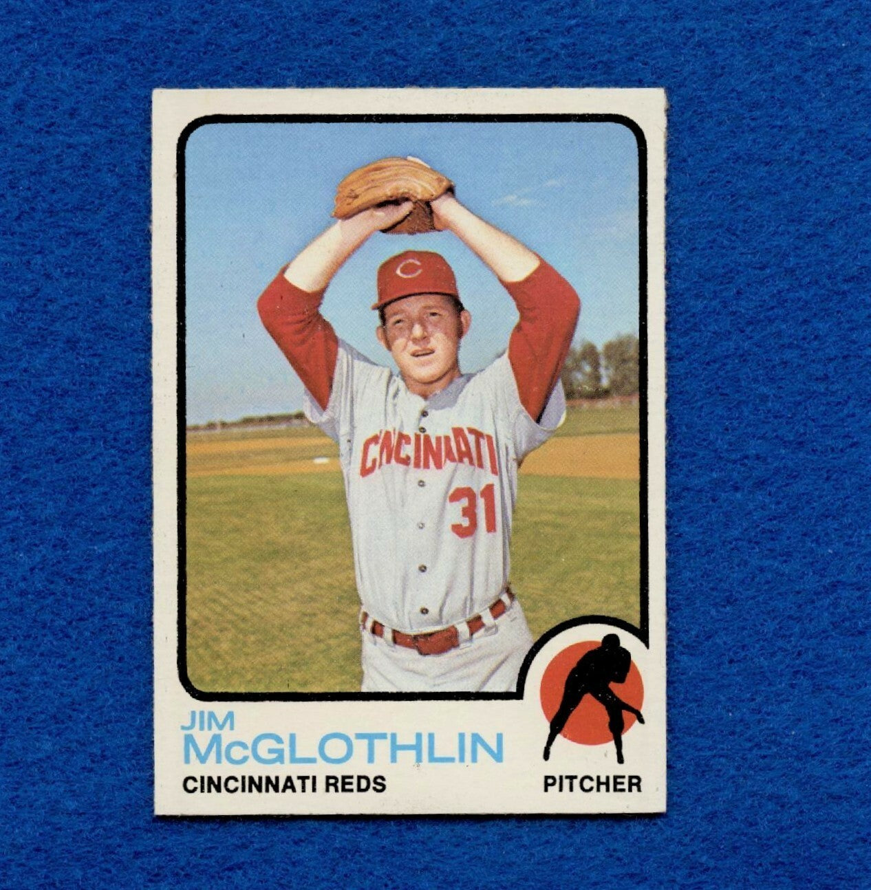 1973 Topps Set Break Pack Fresh #318 Jim McGlothlin NR MT *1293