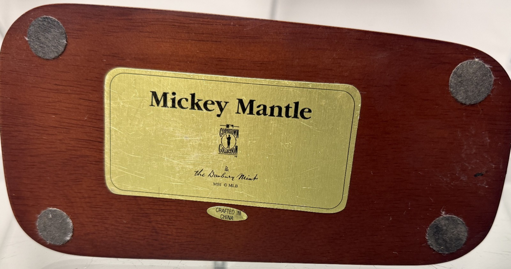 Mickey Mantle NY Yankees MLB Baseball Danbury Mint Statue/Figure in Original Box