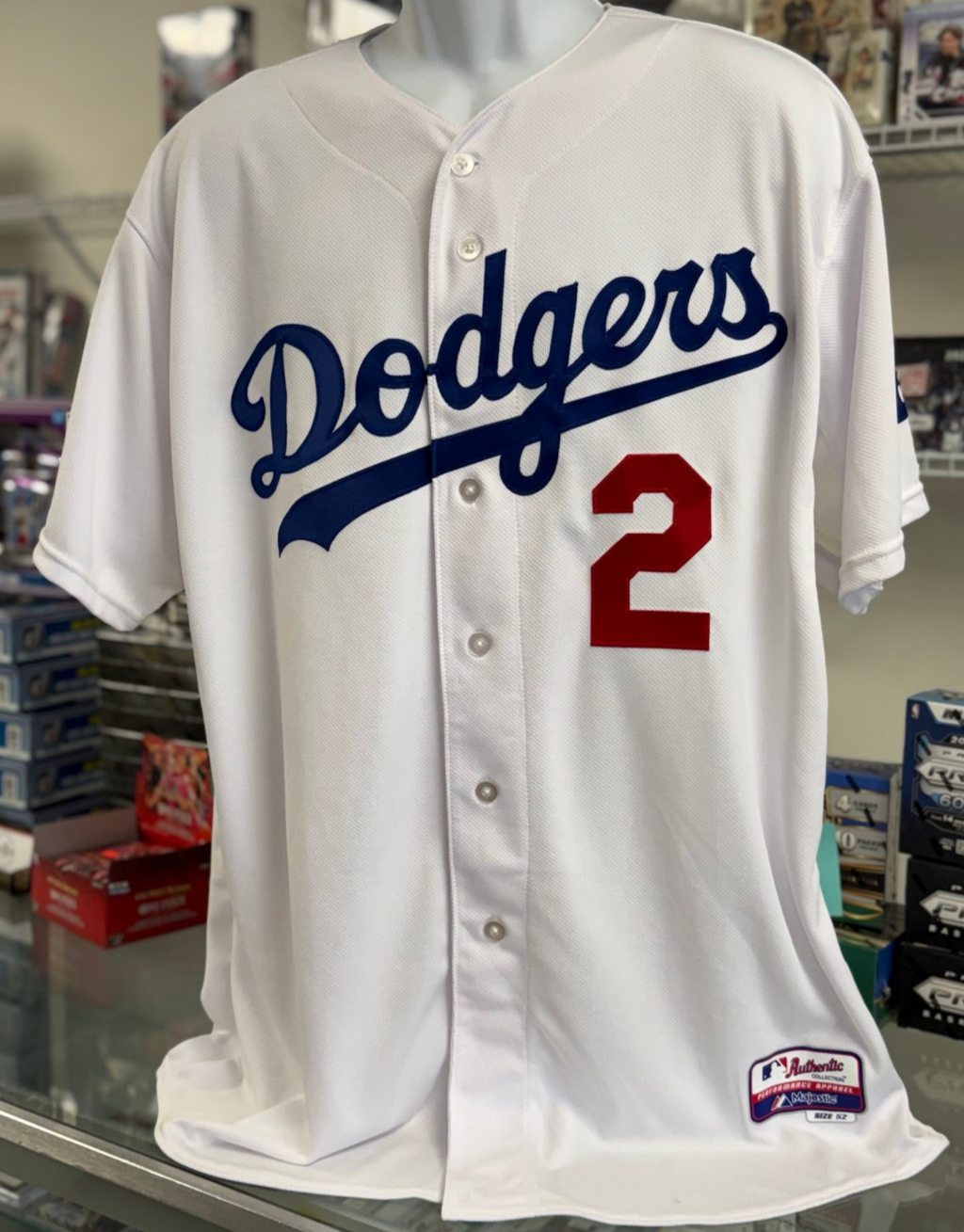 Tommy Lasorda Autographed Majestic Authentic LA Dodgers Jersey - JSA Authen.