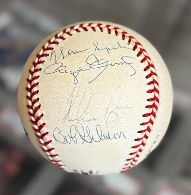 Koufax, Nolan Ryan, Spahn, Clemens, Gibson Signed Auto ONL Baseball - Authentic