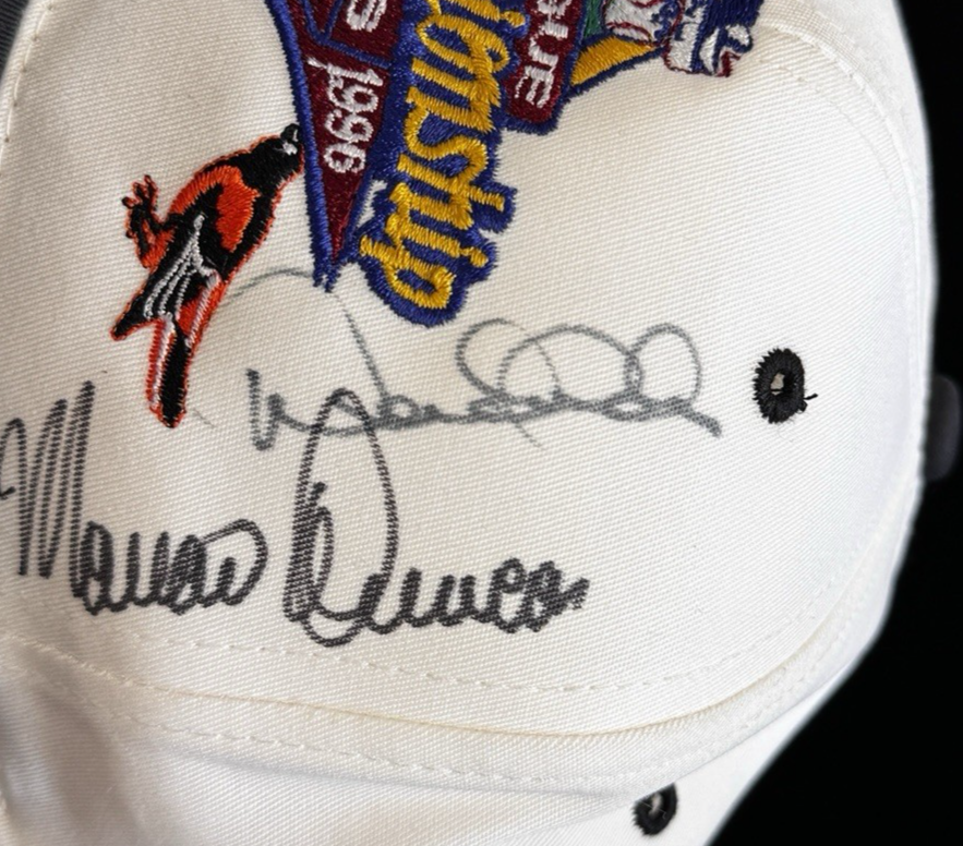 1996 W.S Jeter, Boggs, Duncan, Girardi, Signed Autographed Hat - JSA Authentic