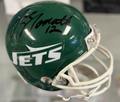 Joe Namath Signed Autographed New York Jets Mini Helmet - JSA COA