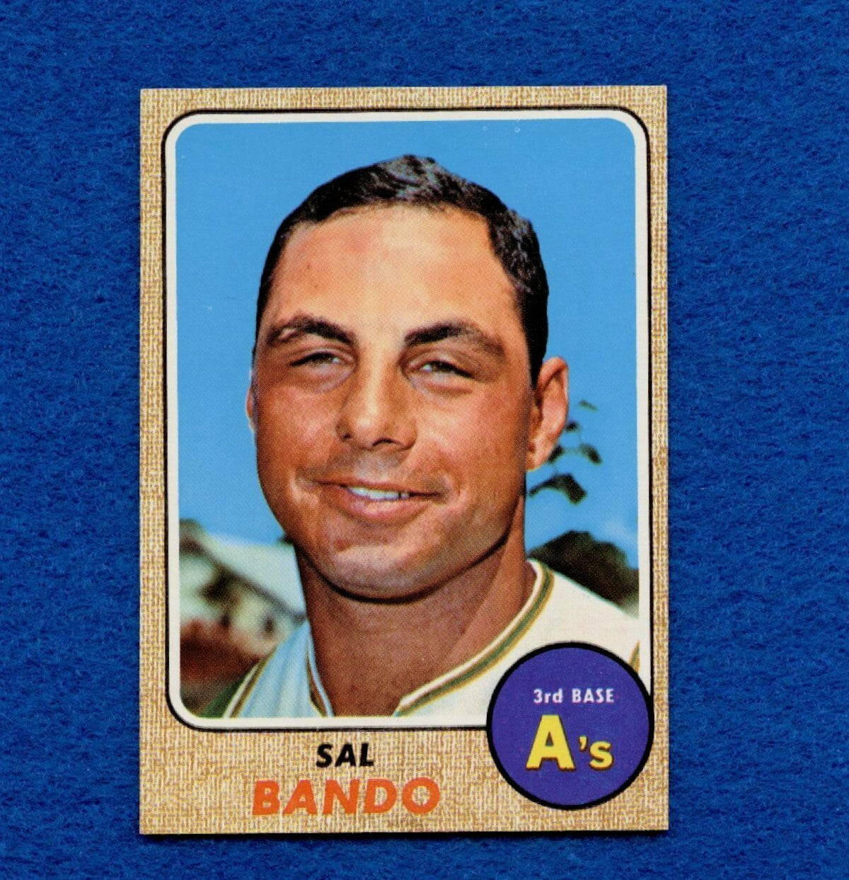 1968 Topps Set Break Pack Fresh #146 Sal Bando EX MT *527