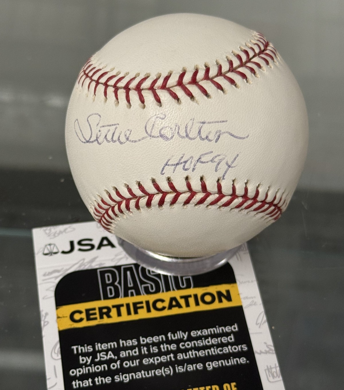 Steve Carlton Signed Rawlings Official Major League Baseball (MLB) - JSA COA