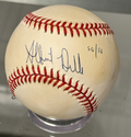 Albert Belle Signed Rawlings Official American League Baseball JSA Authenticated
