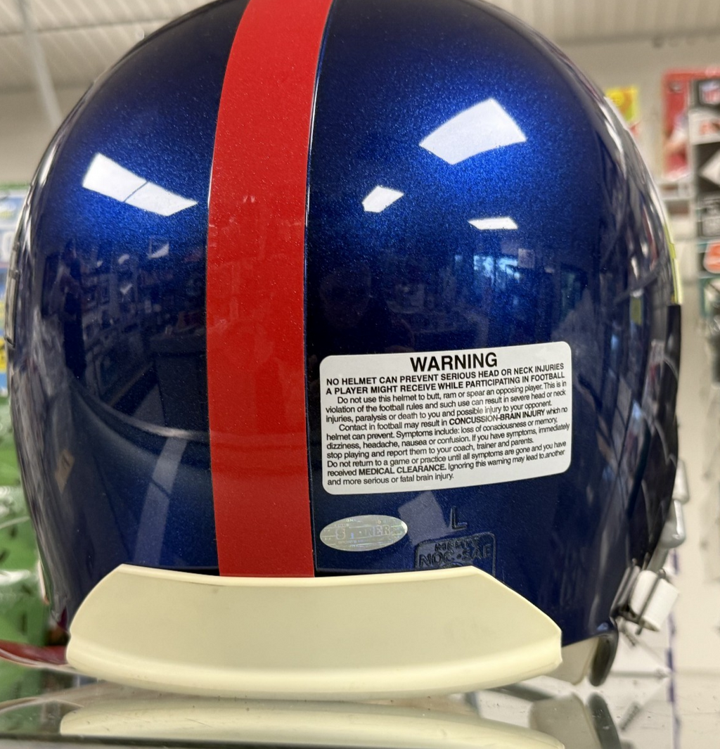 Eli Manning Signed Super Bowl XLVI/XLII Full Size Riddell Helmet - Steiner COA