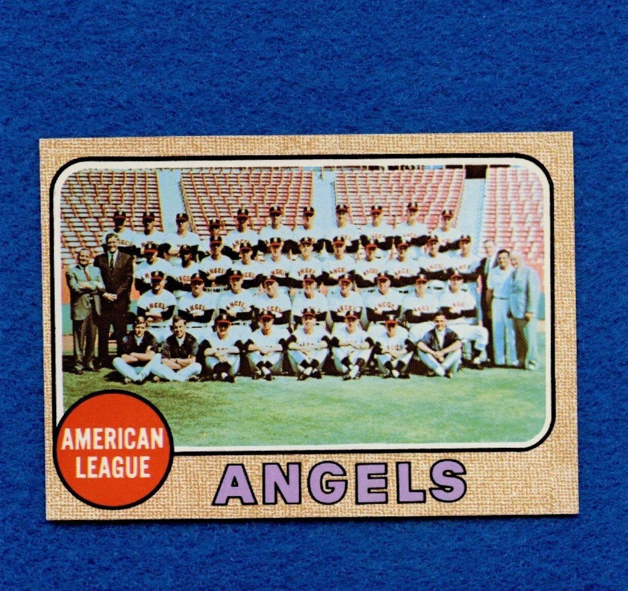 1968 Topps Set Break Pack Fresh #252 Angels Team Card EX+ #419