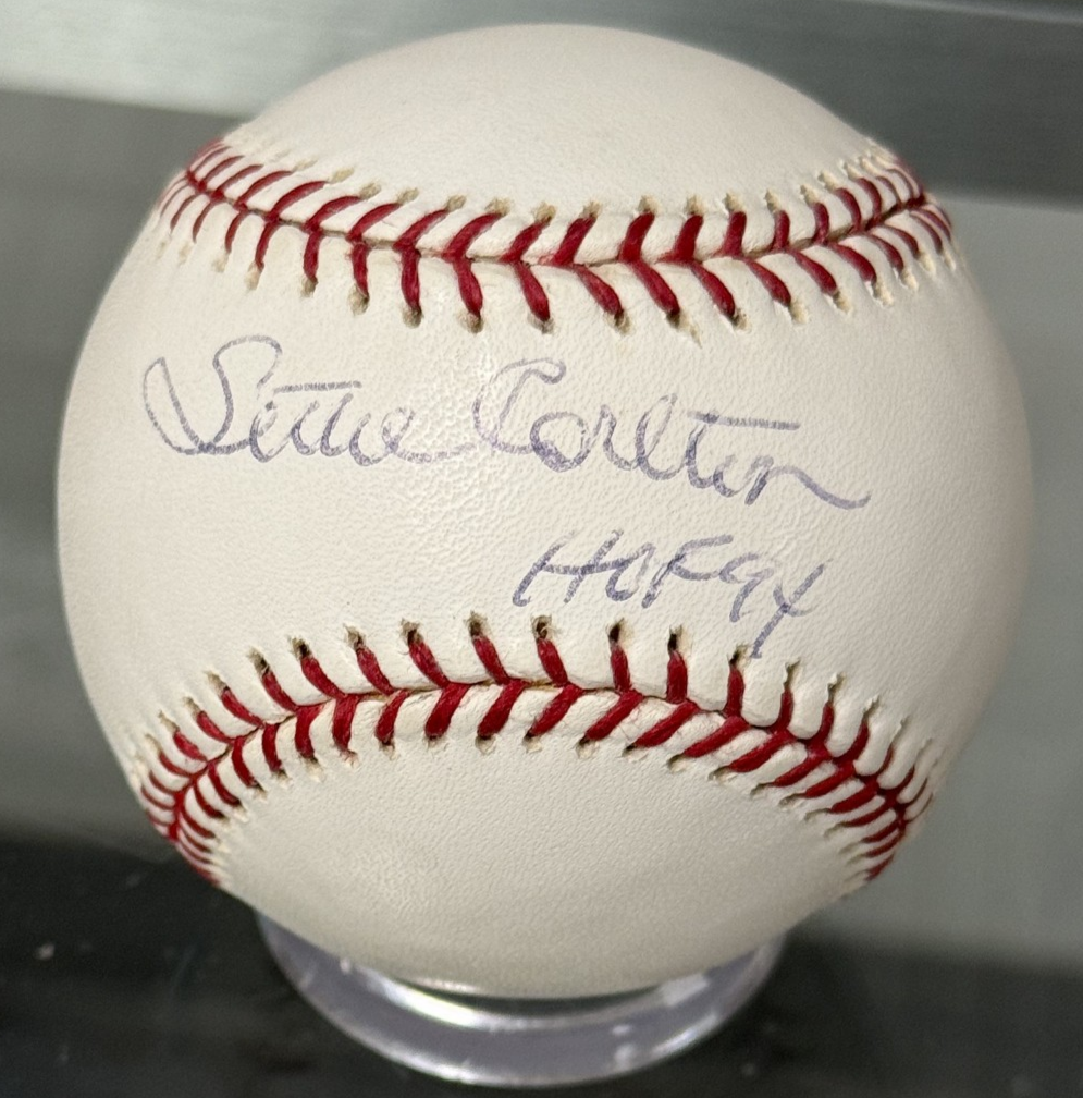 Steve Carlton Signed Rawlings Official Major League Baseball (MLB) - JSA COA