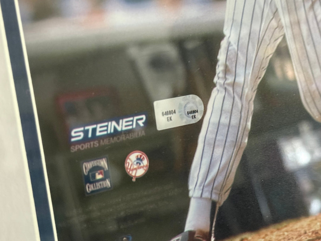 Don Mattingly New York Yankees Signed Photo Framed 16x20 - Steiner Authen.