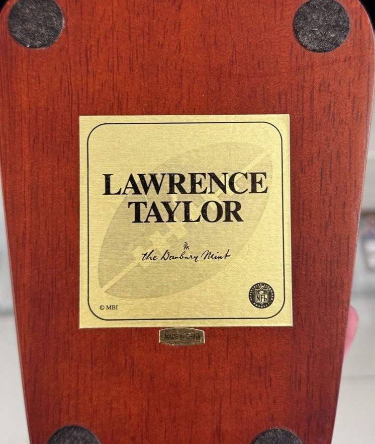 Danbury Mint Lawrence Taylor New York Giants Figure - No Box