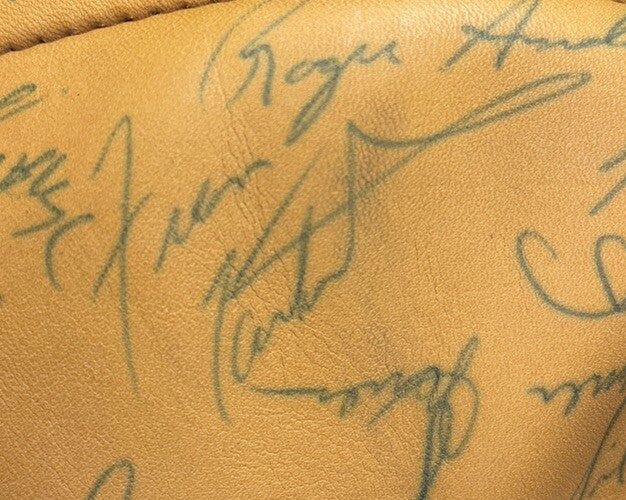 1967 New York Giants Autographed Football 37 Autos (Fran Tarkenton) - JSA