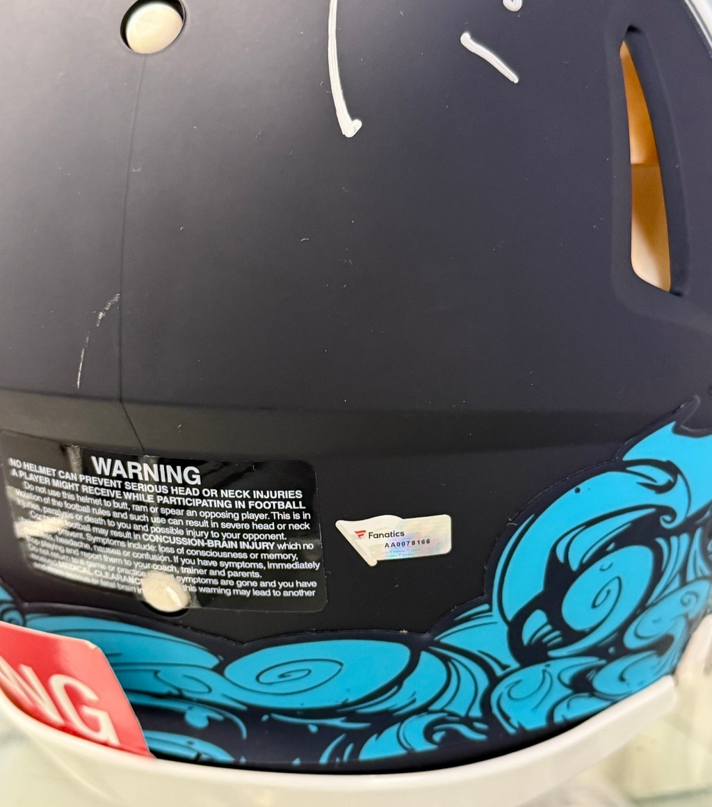 Tom Brady Autographed Signed Superbowl LV Riddell Full Size Helmet, Fanatics COA