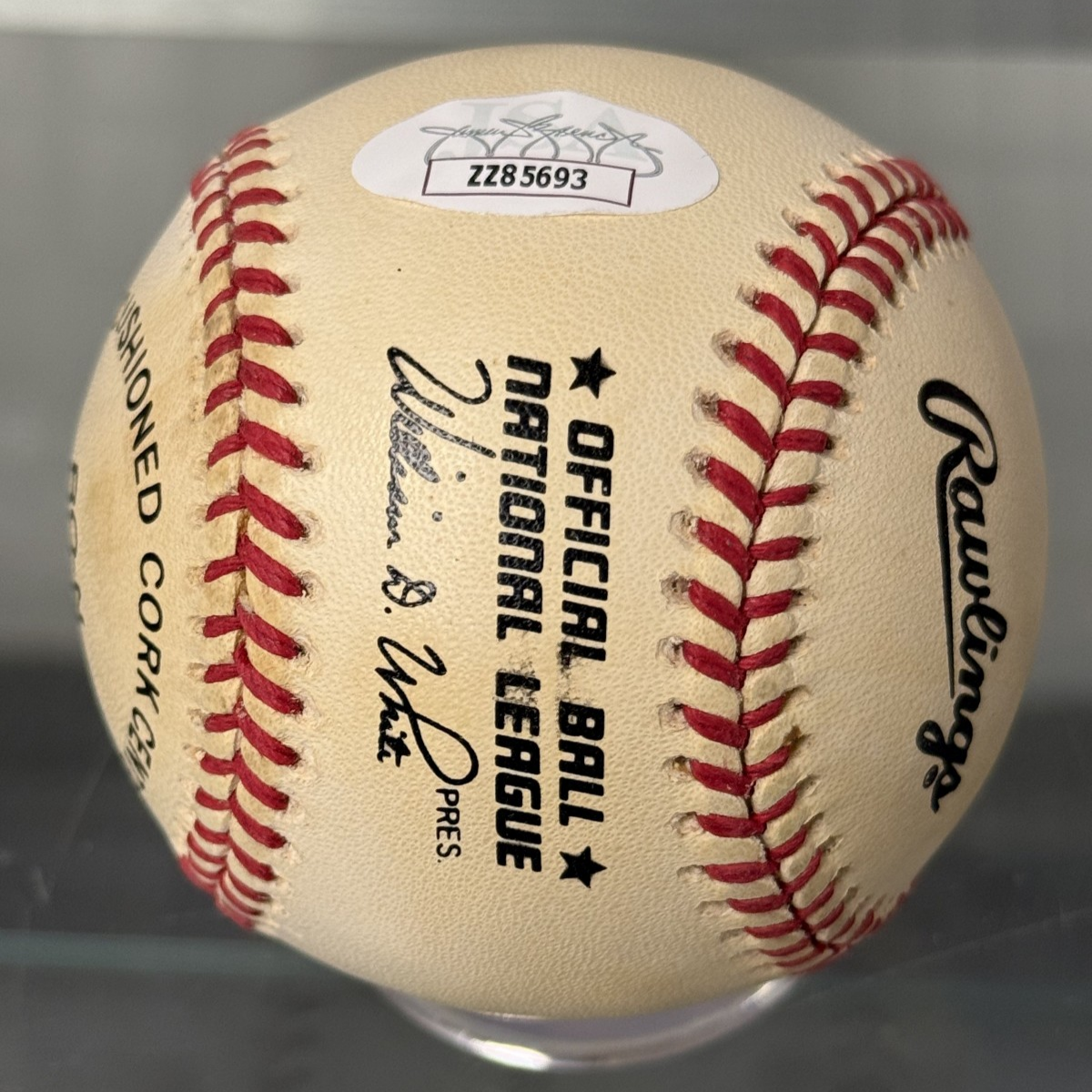 Willie Mays Signed Autographed National League Baseball - JSA COA