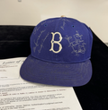 Brooklyn Dodgers Hall of Famers Multi Signed Autograph Hat (Sandy Koufax) - JSA