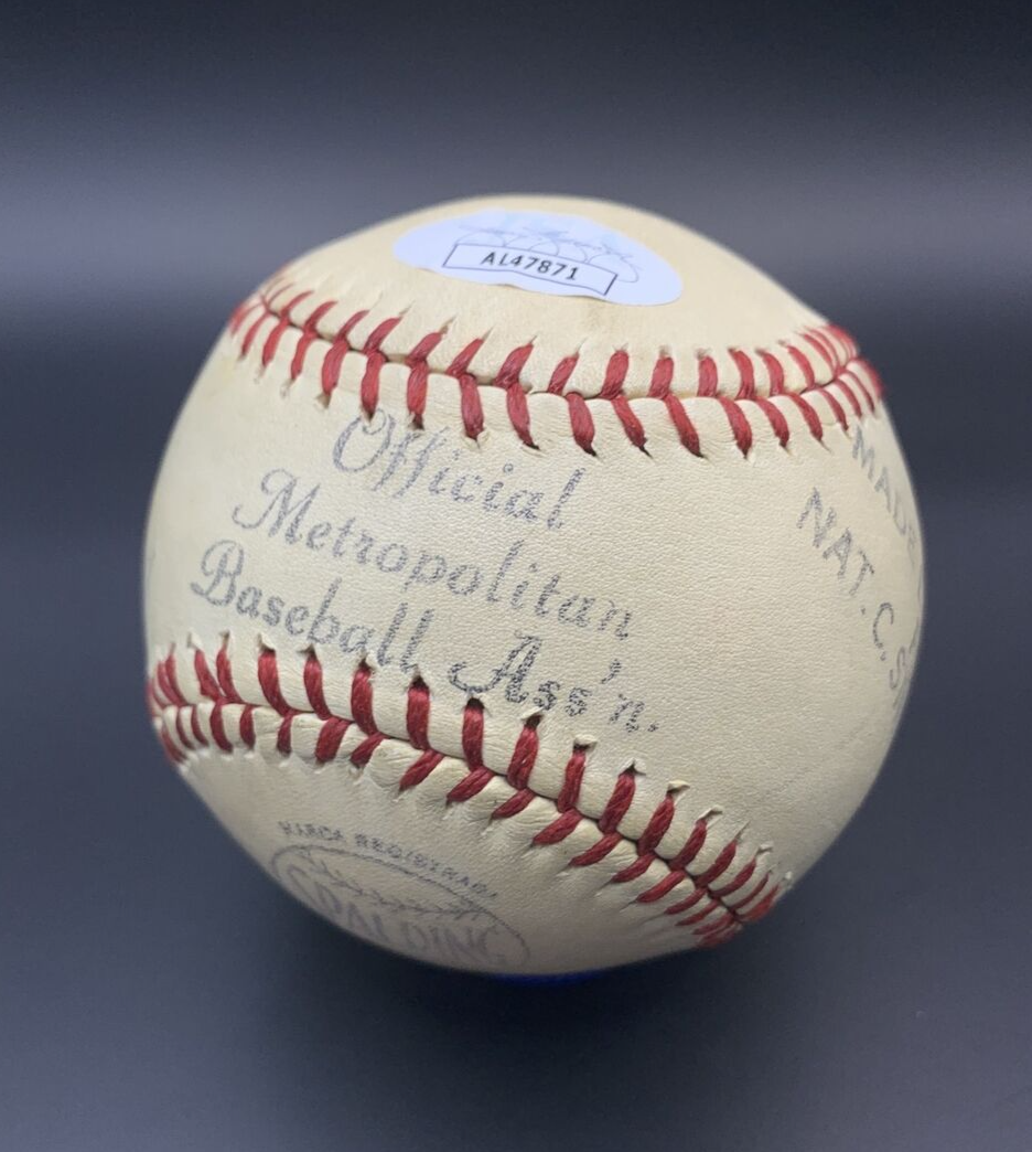 Ray Dandridge Autograph Baseball - Official Metropolitan Baseball - JSA
