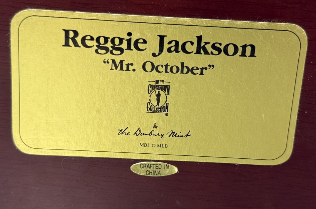 Danbury Mint Reggie Jackson All Star Figurine MLB NY Yankees Collectable