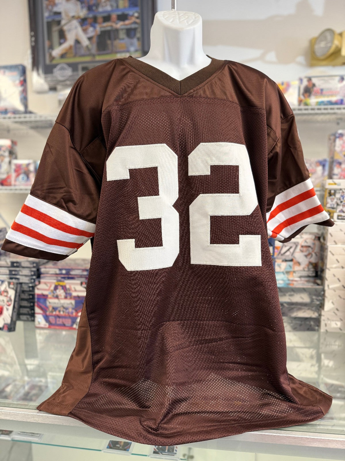 Jim Brown Signed Autographed Custom Jersey - JSA Authentication