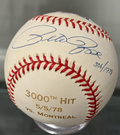 Pete Rose Signed Official NLB & 3000th Hit Baseball & Numbered 306/1978 - JSA